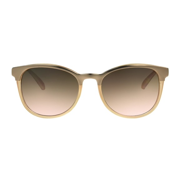 Foster Grant Accessories - Foster Grant Trend Sunglasses HG 20 02 GLD - Beige/Gold Cat Eye Brown Lens